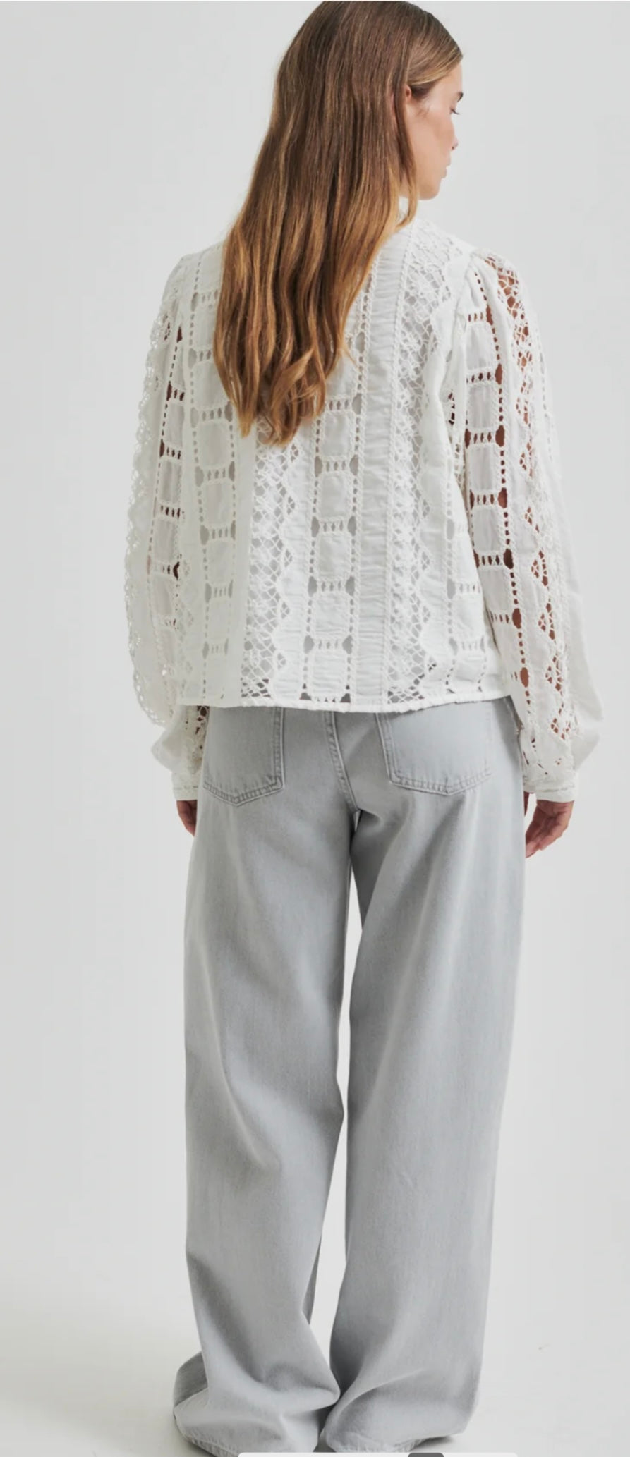 Milina Blouse in coconut milk