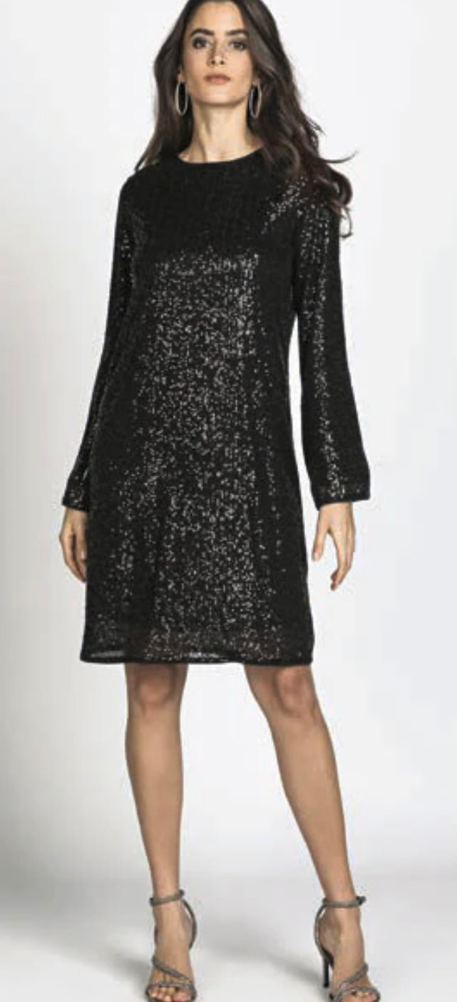 Agnes sequin best sale tunic dress