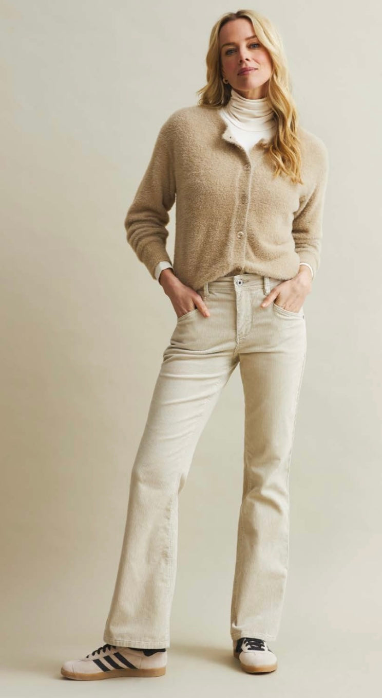 Red Button SRB4345 Cardigan fluffy in clay