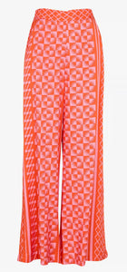 Suncoo
Printed wide trousers - Red – JAIRO