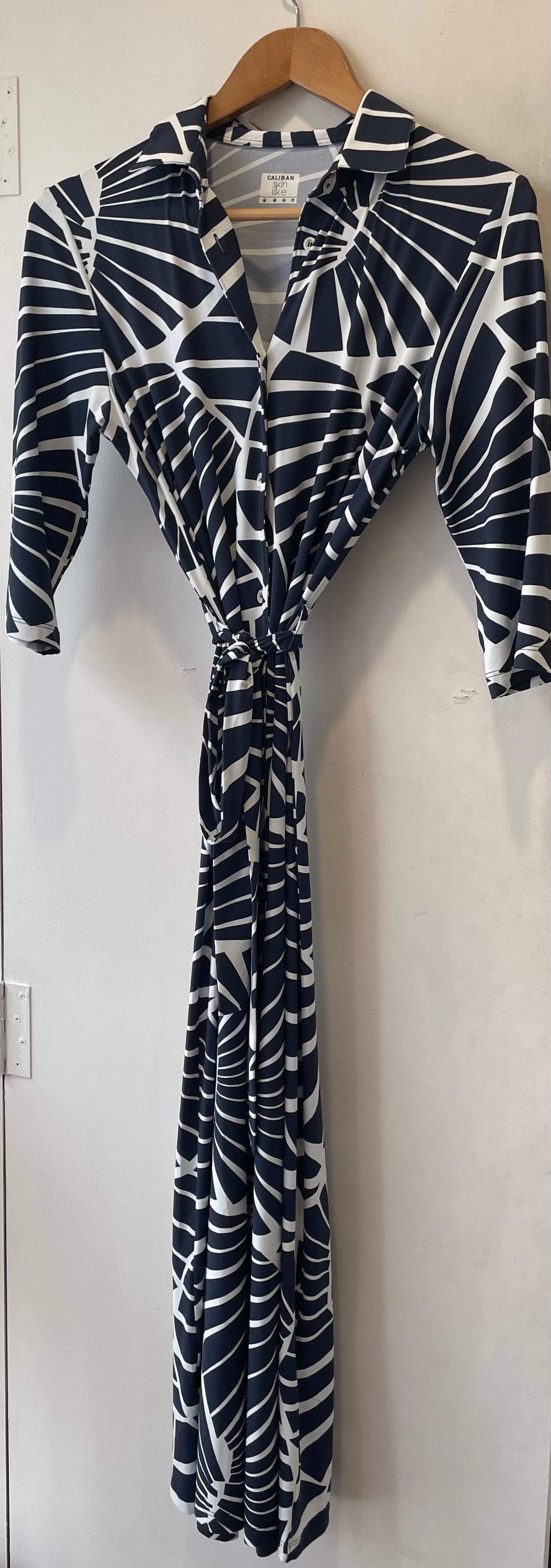 Caliban navy & white dress