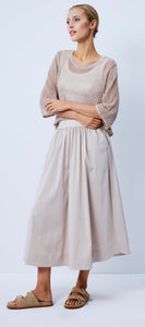 Sand skirt with elastic waistband