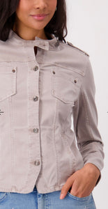 JACKET WITH CHEST POCKETS
COLOR: "Dark linen"