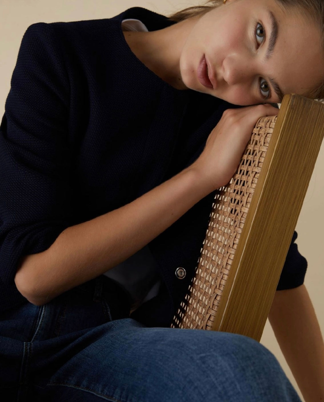 Cuscus jacket in navy