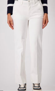 TROUSERS WITH CHAINS AT WAISTBAND
COLOR: Off-white