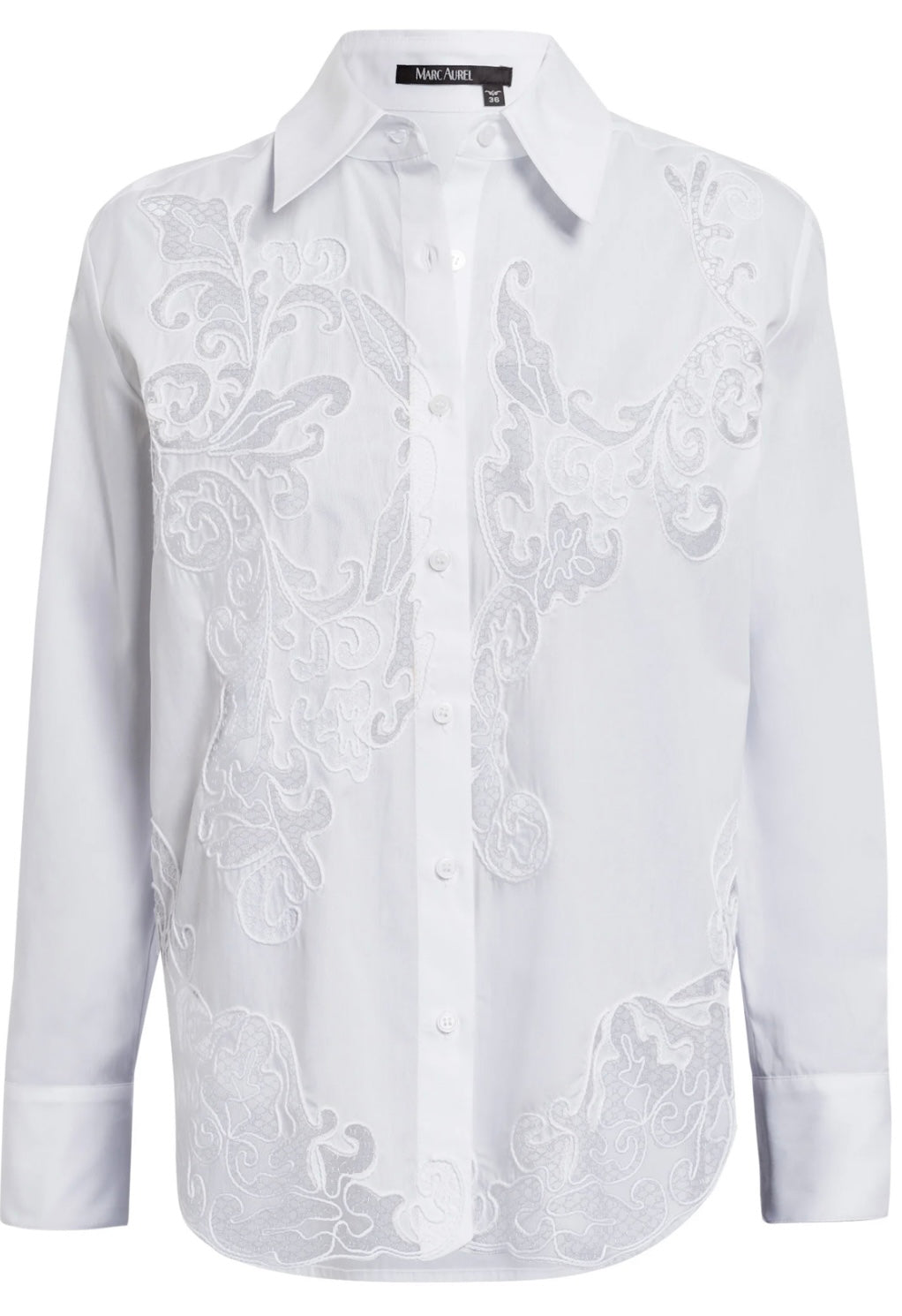 White blouse  with embroidery