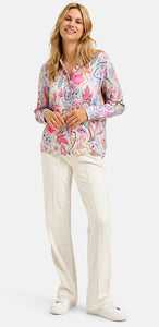 Paisley blouse with colourful print