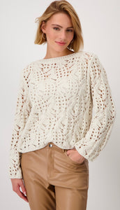 CHENILLE JUMPER
COLOR: Creamy beige