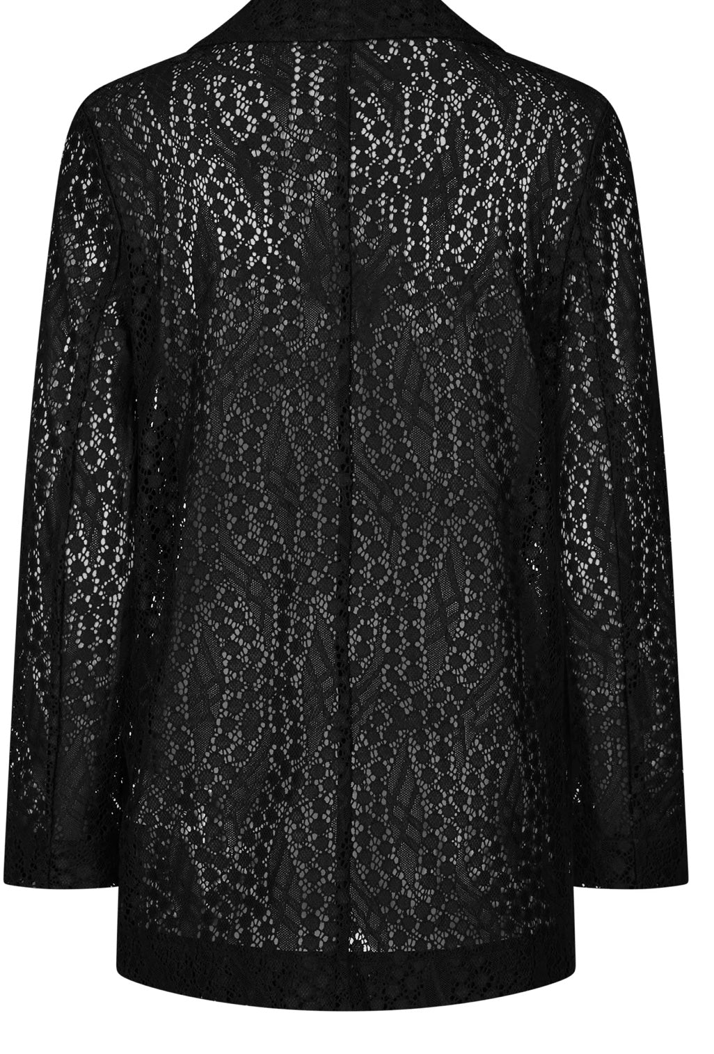 Lace Black Blazer