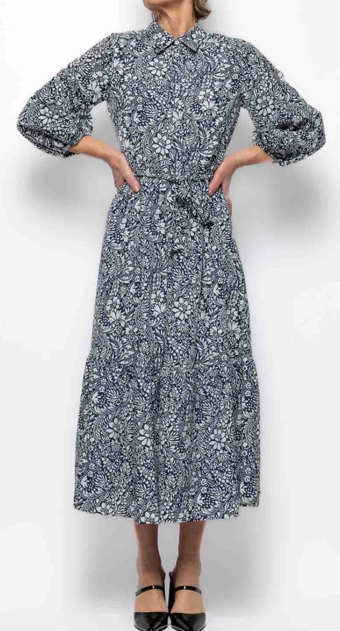 EMME LIMONE DRESS IN MIDNIGHT BLUE