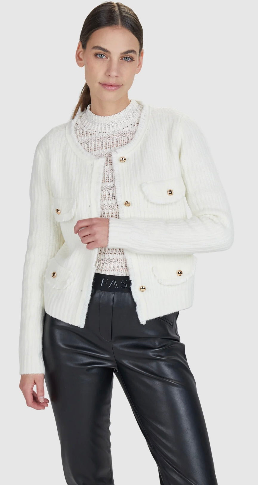 Cardigan with fringe details