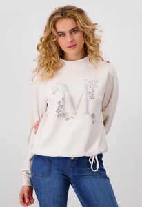 Monari Sweatshirt With Script
Beige