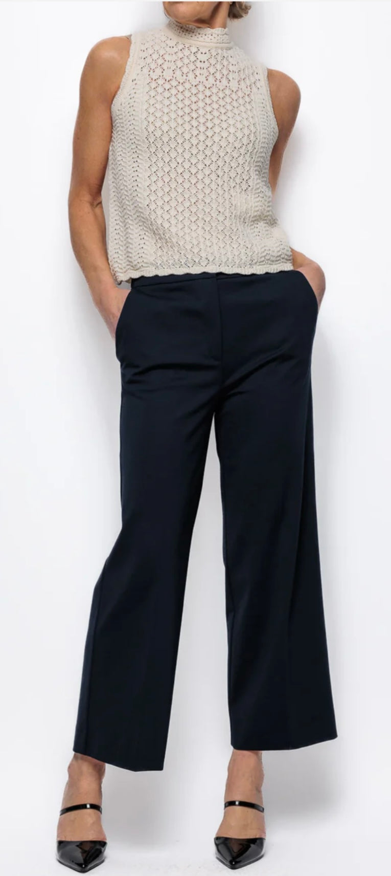 VOCIO JERSEY TROUSER MIDNIGHT BLUE