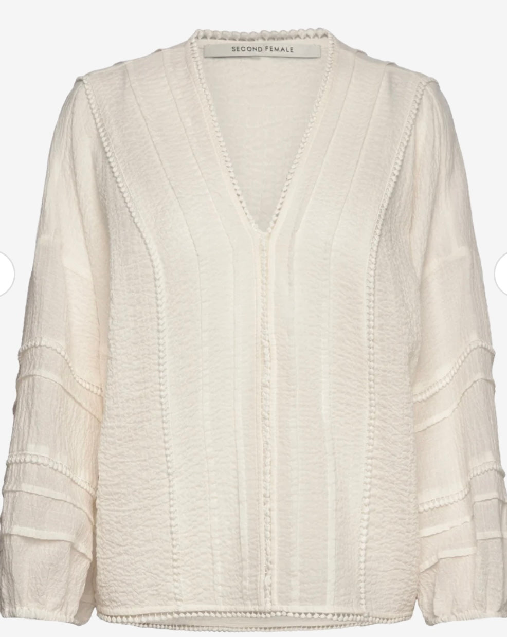 Mallani Blouse Snow White - Long sleeved blouses