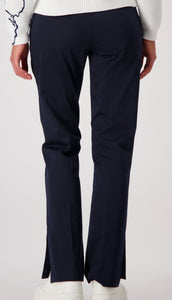 CHINOS WITH SIDE SLIT
COLOR: Deep ocean