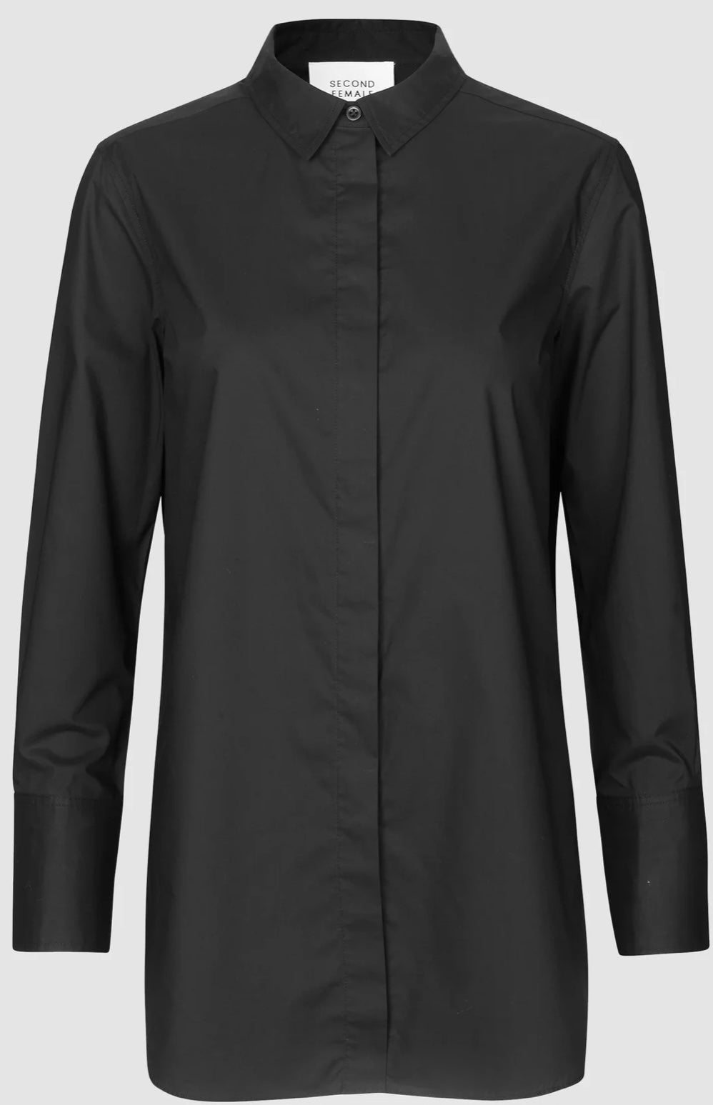 Larkin LS Classic Shirt in black