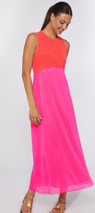 Grazia pink chiffon dress