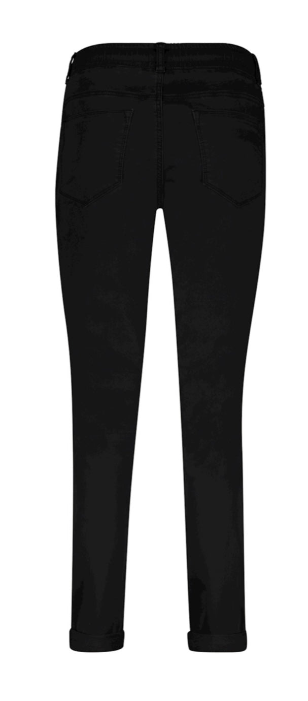 Red button Tessy jog in black