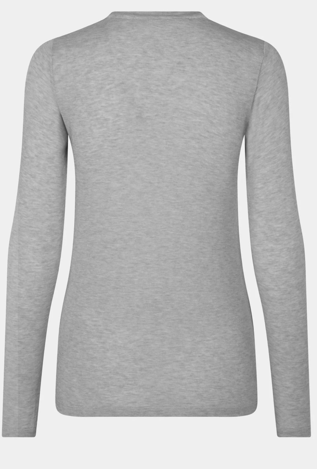 Matima O-Neck Tee Dark grey melange