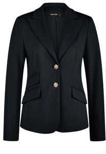 Fitted jersey blazer