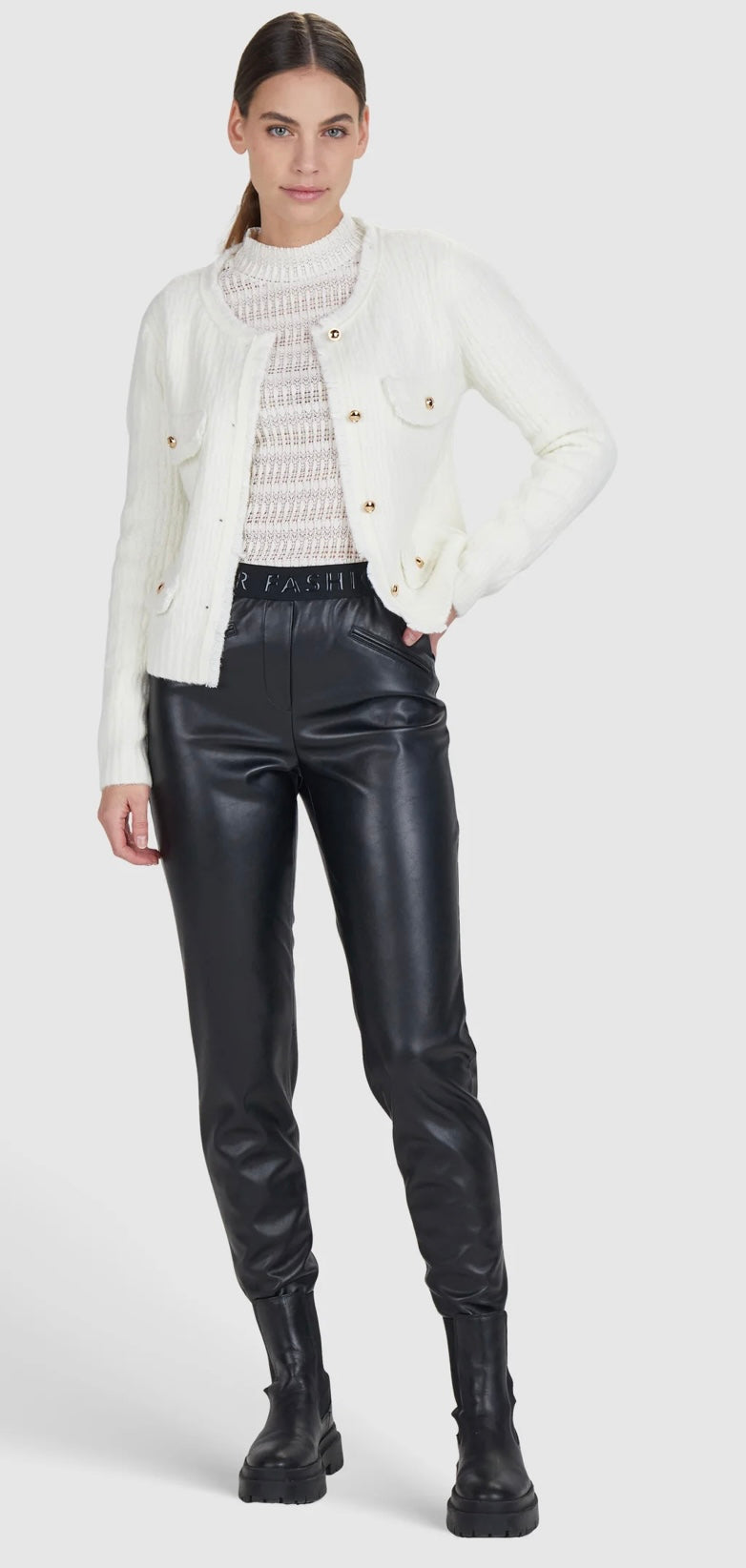 Cardigan with fringe details