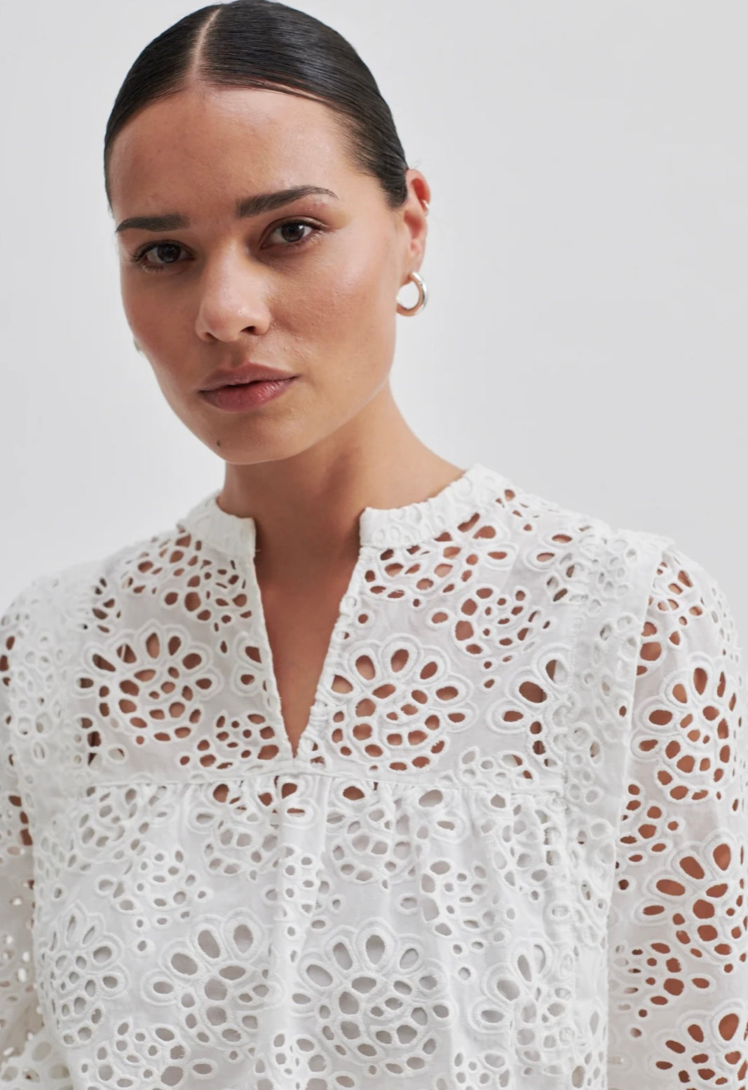 Stefanie Blouse in white