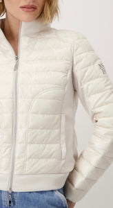 QUILTED JACKET WITH NEOPRENE
COLOR:CREAMY BEIGE