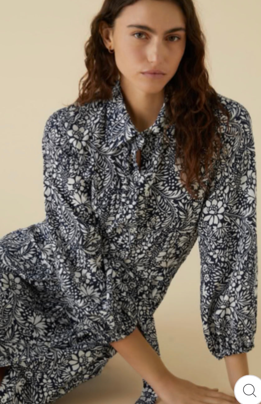 EMME LIMONE DRESS IN MIDNIGHT BLUE