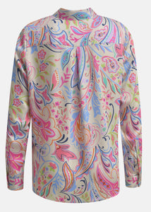 Paisley blouse with colourful print