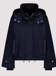 HOODED JACKET
COLOR: Deep ocean