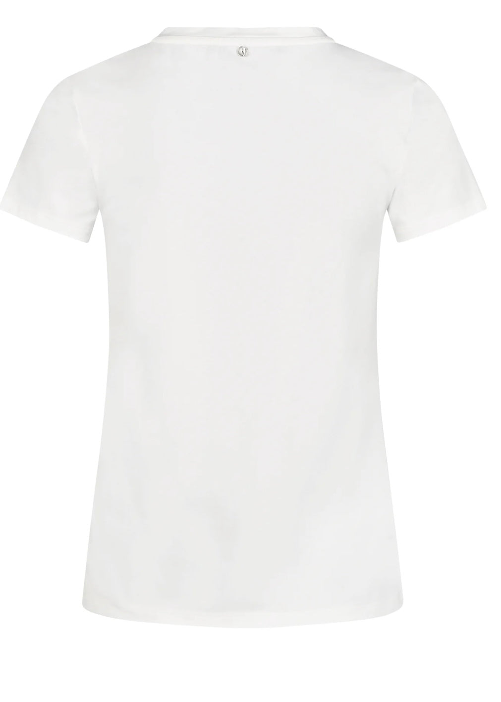 T-shirt with rhinestone appliqué