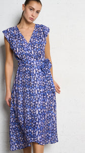 Suncoo
Long printed wrap dress - Blue – CHIRA