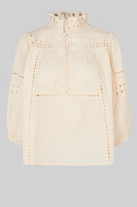 Brunie Blouse in ecru