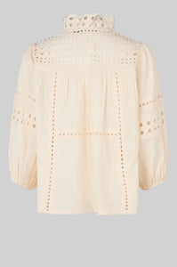 Brunie Blouse in ecru