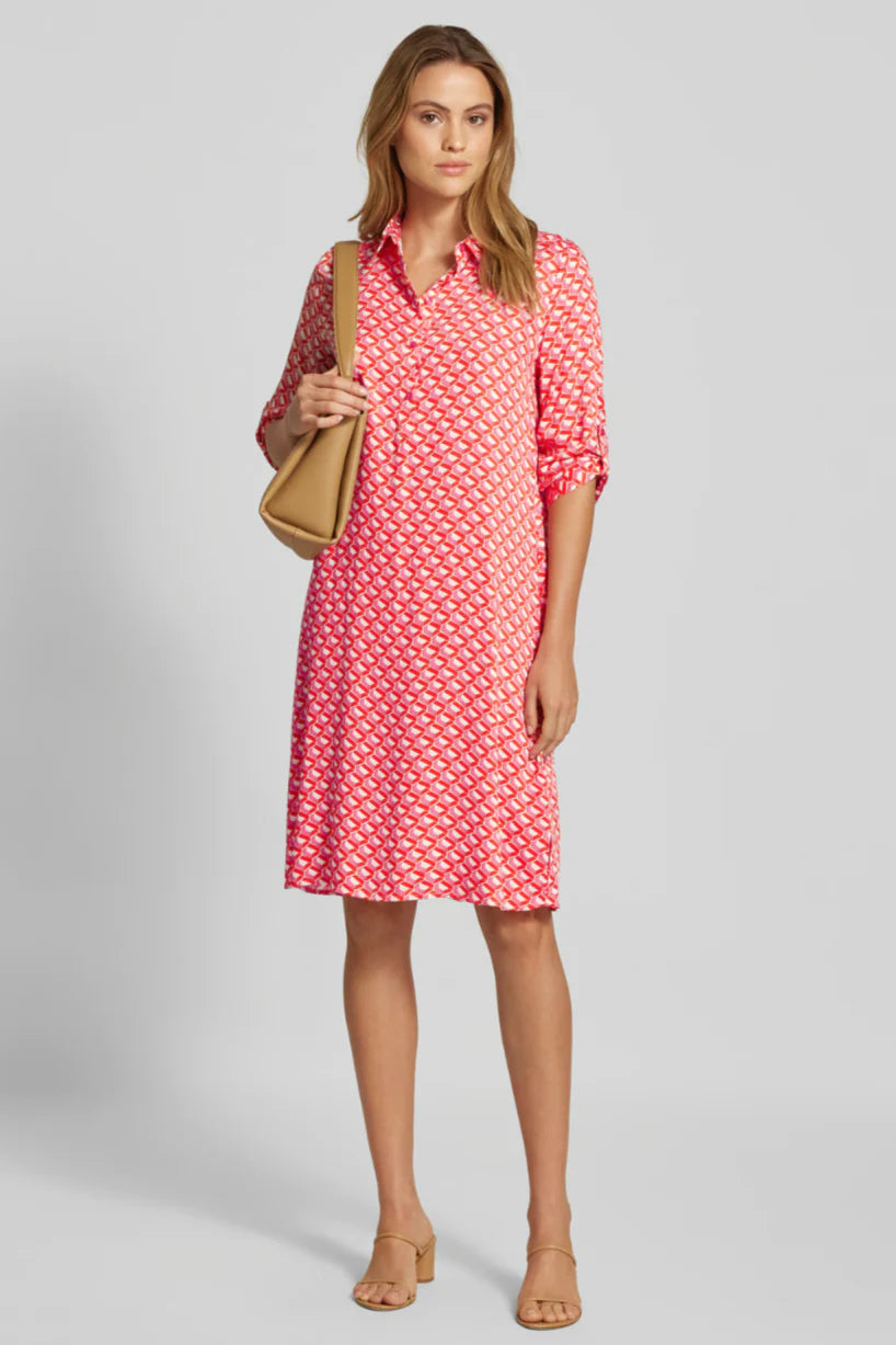 Dress/Collar/Half Placket3/4 Sleeve & Cuffs MILANO