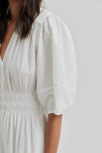 Althea Dress in white