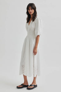 Althea Dress in white