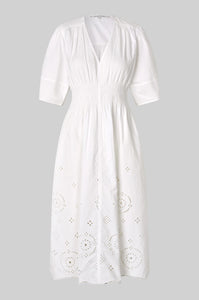 Althea Dress in white