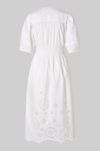 Althea Dress in white