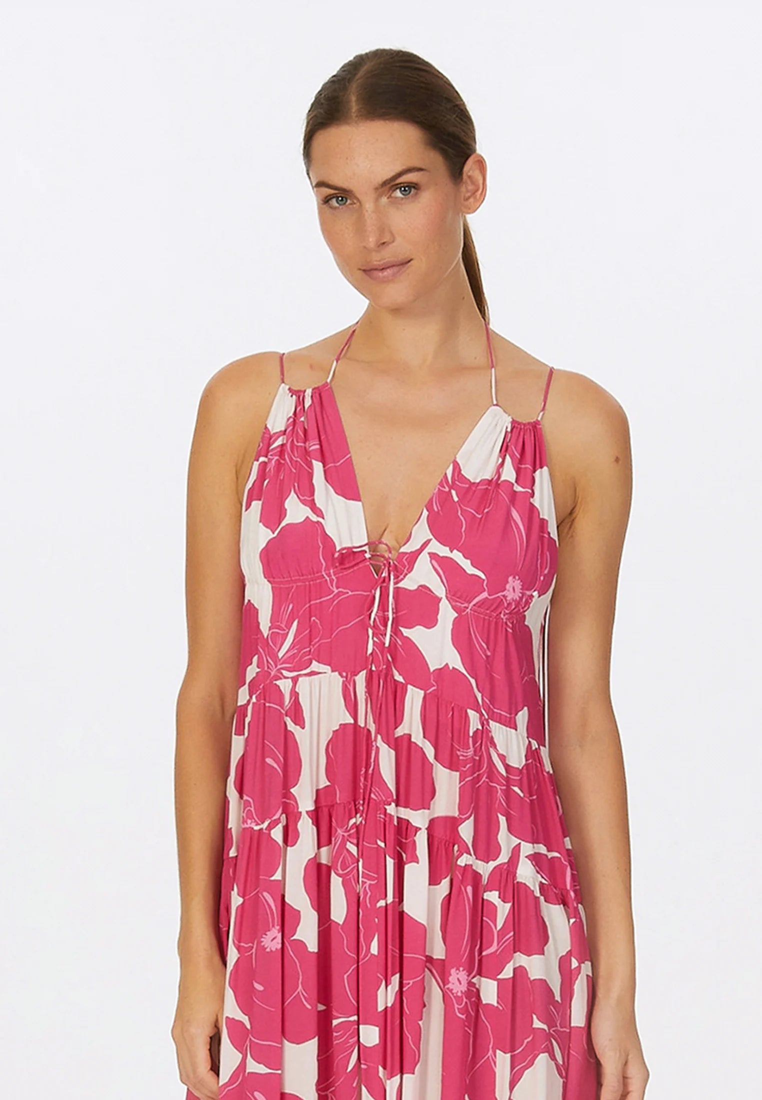 Pink Dress with spaghetti straps