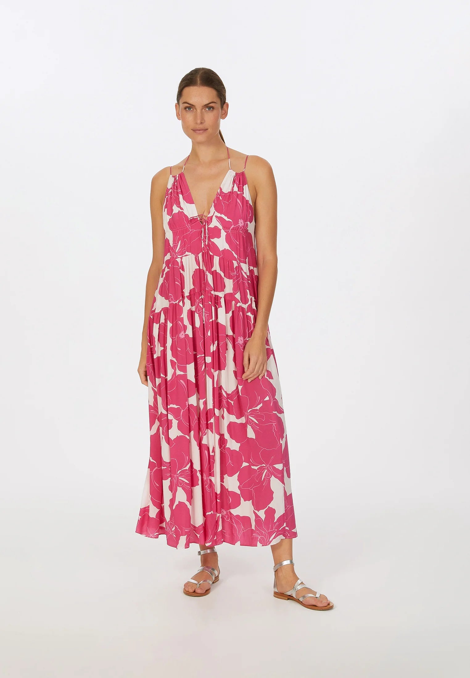 Pink Dress with spaghetti straps