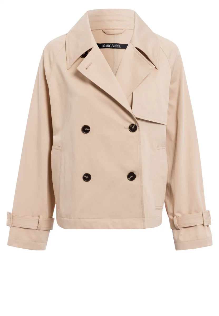 Jacket in shimmering cotton mix