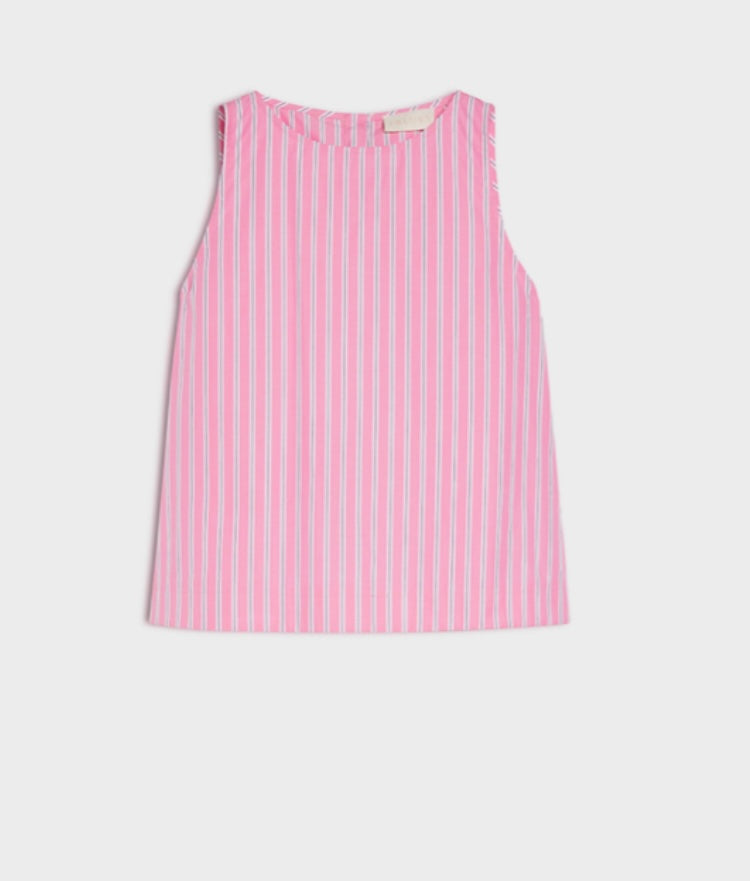 Pink stripe top