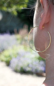 Gold Large Hoops