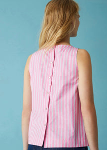 Pink stripe top