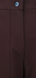 Serra long trouser in burnt brown