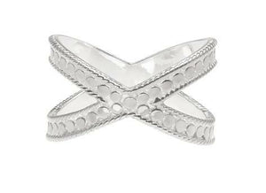 Classic Cross Ring Silver