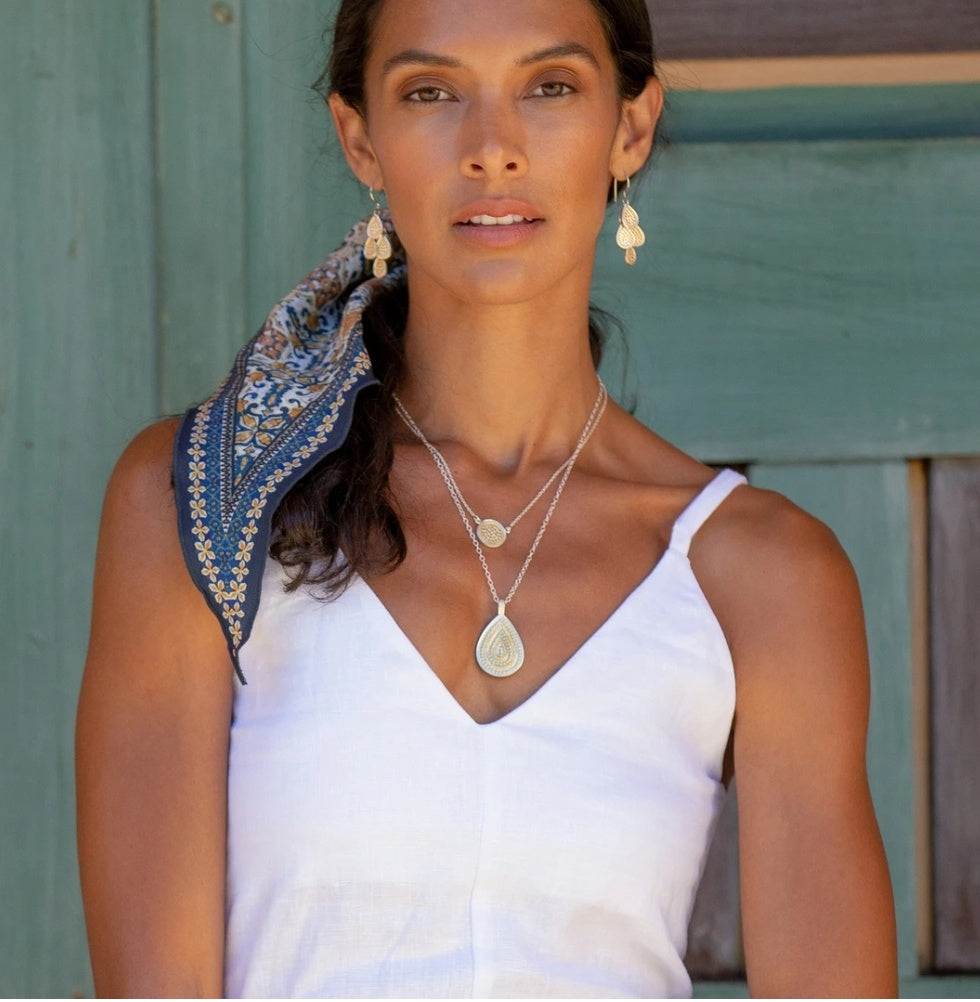 Classic Large Teardrop Necklace - Reversible