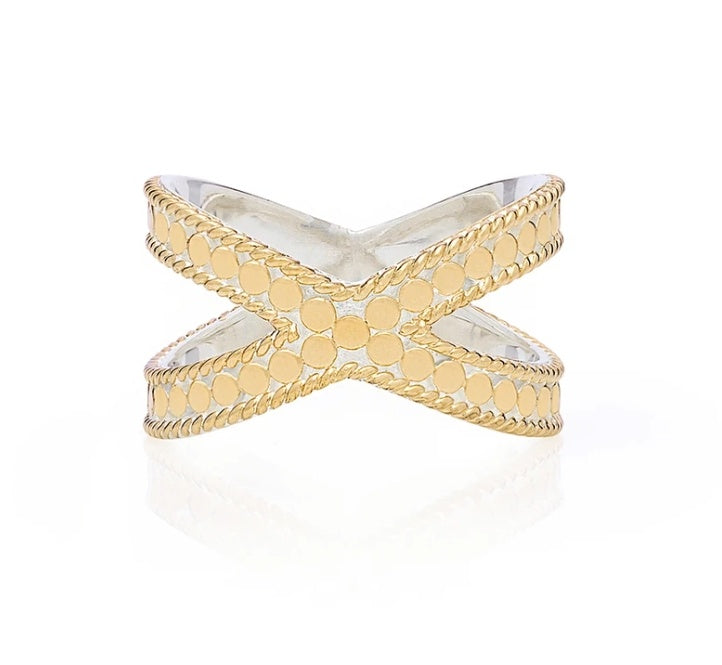 Classic Cross Ring  - Gold
