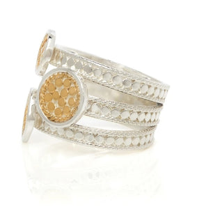 Classic Faux Stacking Ring - Gold & Silver